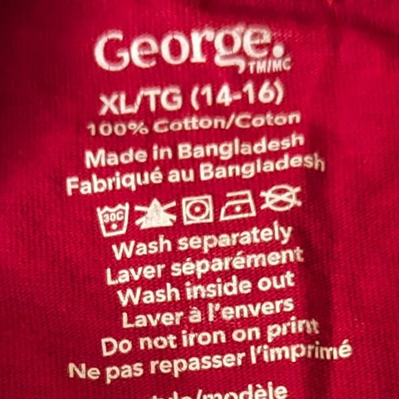 XL 14- 16 George Long sleeve ''He Shoots He Scores'' Design - Picture 3 of 3